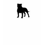 Staffordshire Bull Terrier Silhouette T-shirt