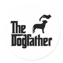 Staffordshire Bull Terrier Round Stickers