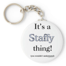 Staffordshire Bull Terrier Thing Keychains
