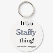 Staffordshire Bull Terrier Thing keychains