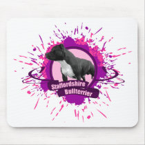 Staffordshire Bullterrier SPLASH mousepads