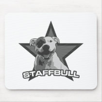 Staffordshire Bullterrier - Staffbull_v2 mousepads