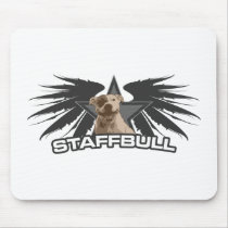 Staffordshire Bullterrier - Staffbull Wings mousepads
