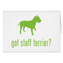 Staffordshire Terrier americano Tarjetas