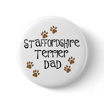 Staffordshire Terrier Dad Pins
