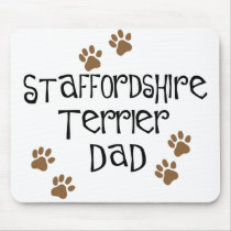 Staffordshire Terrier Dad Mousepads