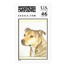 Staffordshire Terrier Stamp
