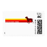 Staffordshire Terrier With Stripes Stamp