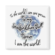 Staffordshire Terrier World 2 - Magnet