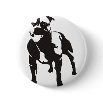 Staffy Pinback Buttons