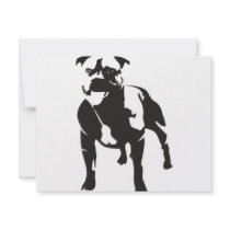 Staffy Custom Invitation