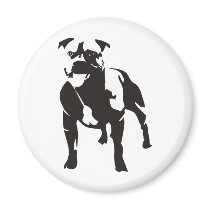 Staffy Refrigerator Magnets
