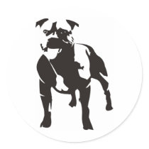 Staffy Sticker