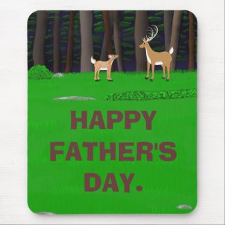 Stag and Fawn mousepad