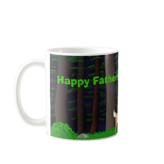 Stag and Fawn mug