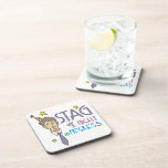 Stag Bachelor Party Beverage Coasters