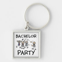 Stag Bachelor Party Keychains