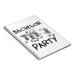 Stag Bachelor Party Spiral Notebooks