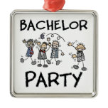 Stag Bachelor Party Christmas Ornament