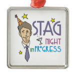 Stag Bachelor Party Ornaments