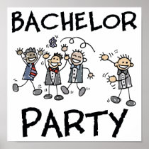 Stag Bachelor Party Posters