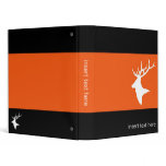 Stag Binder :: orange + black