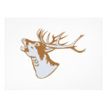 Stag Deer Roaring Personalized Announcements
