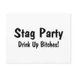 Stag Party Postcard