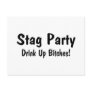 Stag Party Postcard
