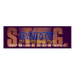 STAG PARTY RSVP 0FFICIAL INVITATION BUSINESS CARD TEMPLATE