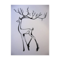 Stag postcard