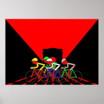 Stage 21 - Arc de Triomphe in the background Poster