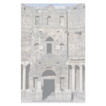 Stage area of the Roman Theater, Bosra, Syria Stationery Design