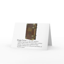 Stage Crew Card