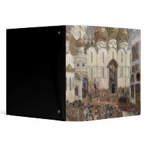 Stage design for Boris Godunov Vinyl Binder