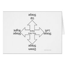 Stage Directions Greeting Cards