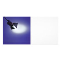 Stage Light Photo Card Template
