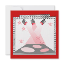 STAGE LIGHTS INVITATION KARAOKE TALENT SHOW PARTY
