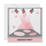 STAGE LIGHTS INVITATION KARAOKE TALENT SHOW PARTY