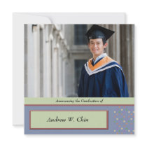 Stage Lights Photo Graduation Announcement