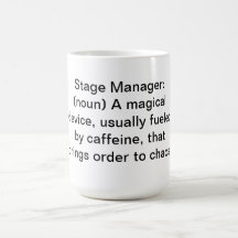 Stage Manager Definition Mug