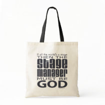 Stage Manager God Canvas Bag
