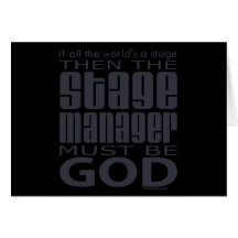 Stage Manager God Card