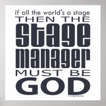 Stage Manager God Posters
