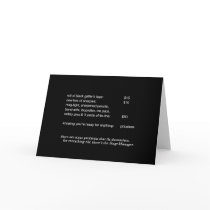 Stage Manager Note Cards by meltdownapparel Stage Manager Note Cards