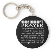Stage Manager's Prayer Keychains