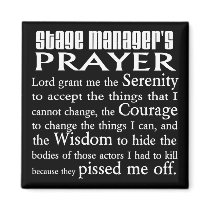 Stage Manager's Prayer Magnets