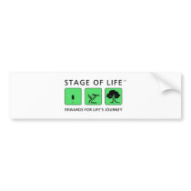 Stage of Life Logo Products bumper stickers by stageoflife Stage of Life Logo Products bumper stickers
