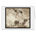Stagecoaches Traveling Mountain Road SD 1889 cards