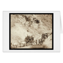 Stagecoaches Traveling Mountain Road SD 1889 cards by lc_grabill Stagecoaches Traveling Mountain Road SD 1889 cards